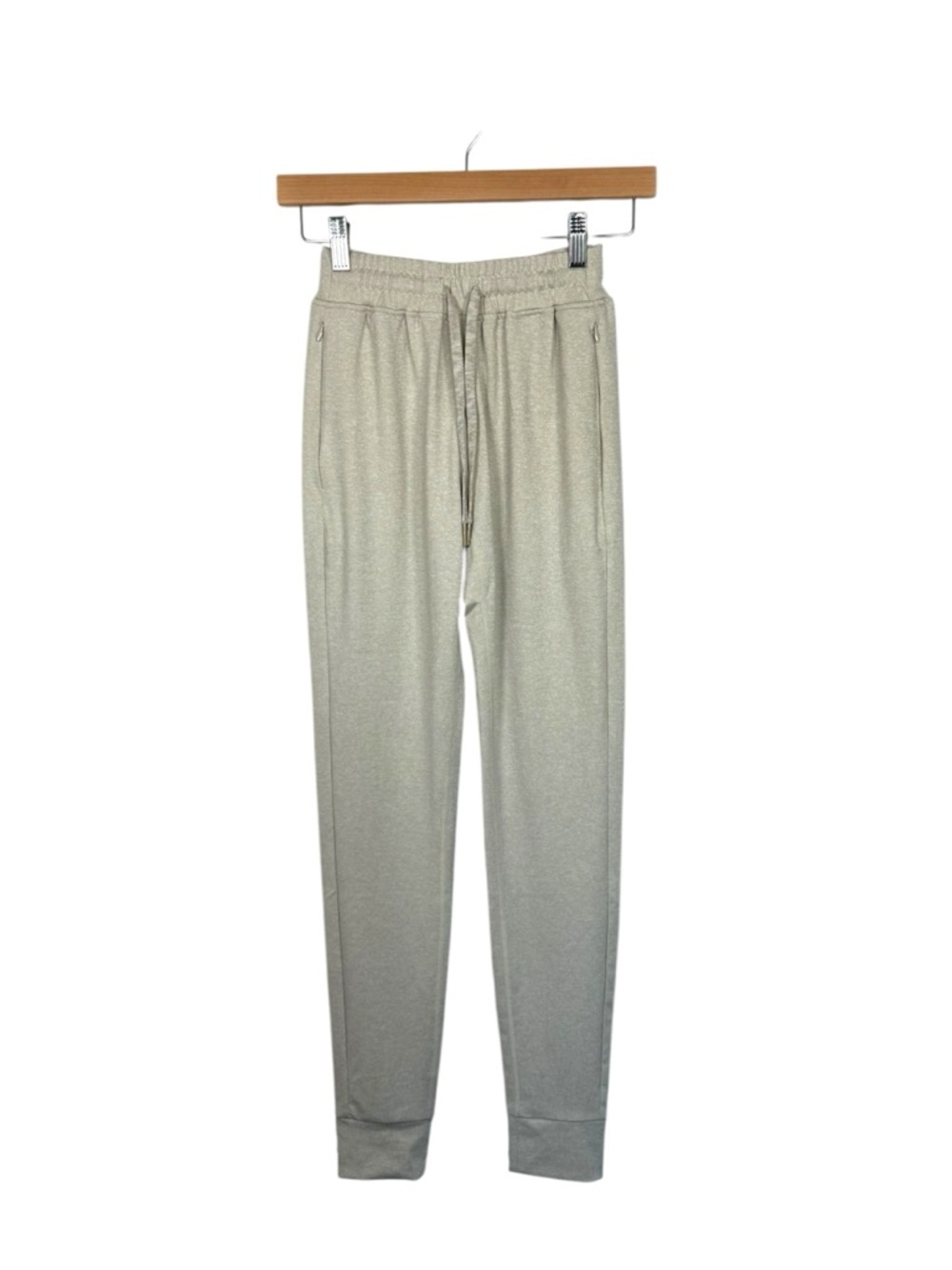 BuffBunny High Rise Athletic Joggers Taupe Performance Lounge Pants S